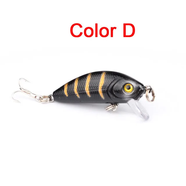 1PCS 5cm 3.6g topwater Swim Fishing Lure Japan Artificial Hard Crank Bait Wobbler Crank bait  Mini Fishing Crankbait lure NE-201