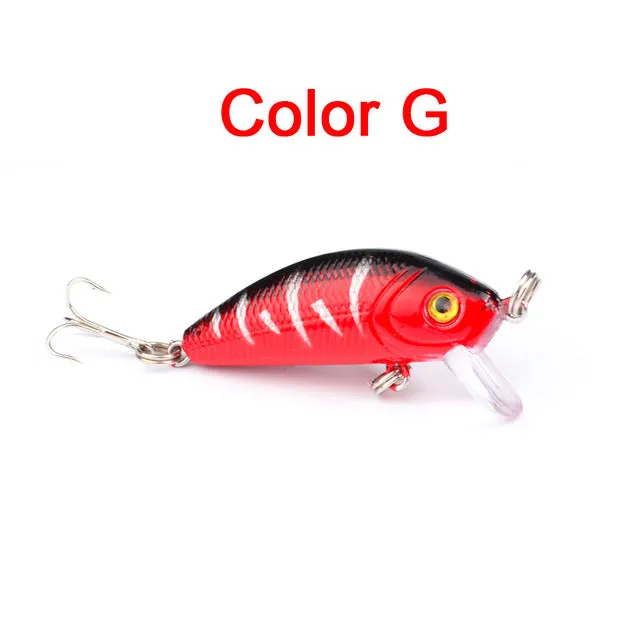 1PCS 5cm 3.6g topwater Swim Fishing Lure Japan Artificial Hard Crank Bait Wobbler Crank bait  Mini Fishing Crankbait lure NE-201