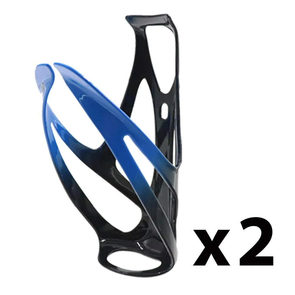 2pcs Outdoor Sports road bicycle bottle cage carbon fiber nylon fiber hybrid material bike bottle holder  Bike Cages Rack