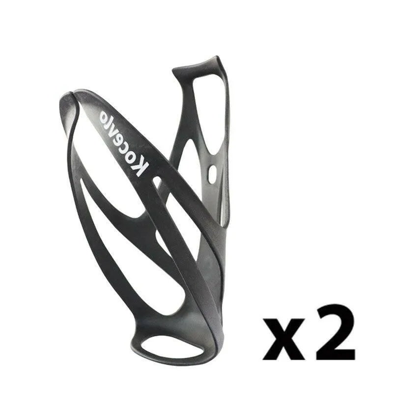 2pcs Outdoor Sports road bicycle bottle cage carbon fiber nylon fiber hybrid material bike bottle holder  Bike Cages Rack