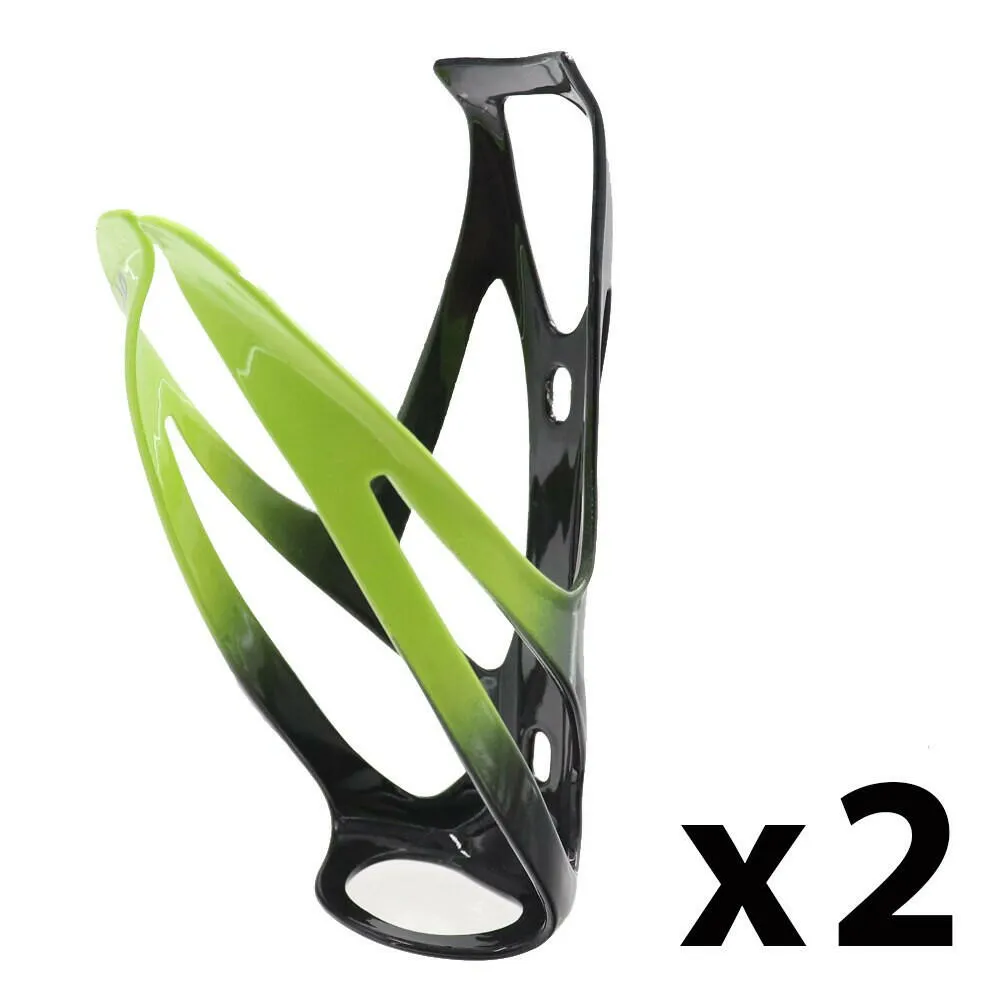 2pcs Outdoor Sports road bicycle bottle cage carbon fiber nylon fiber hybrid material bike bottle holder  Bike Cages Rack