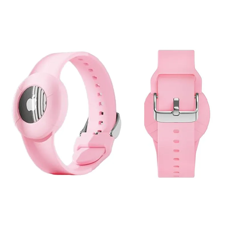 Airtag Wristband Compatible with Apple Airtag - Pink