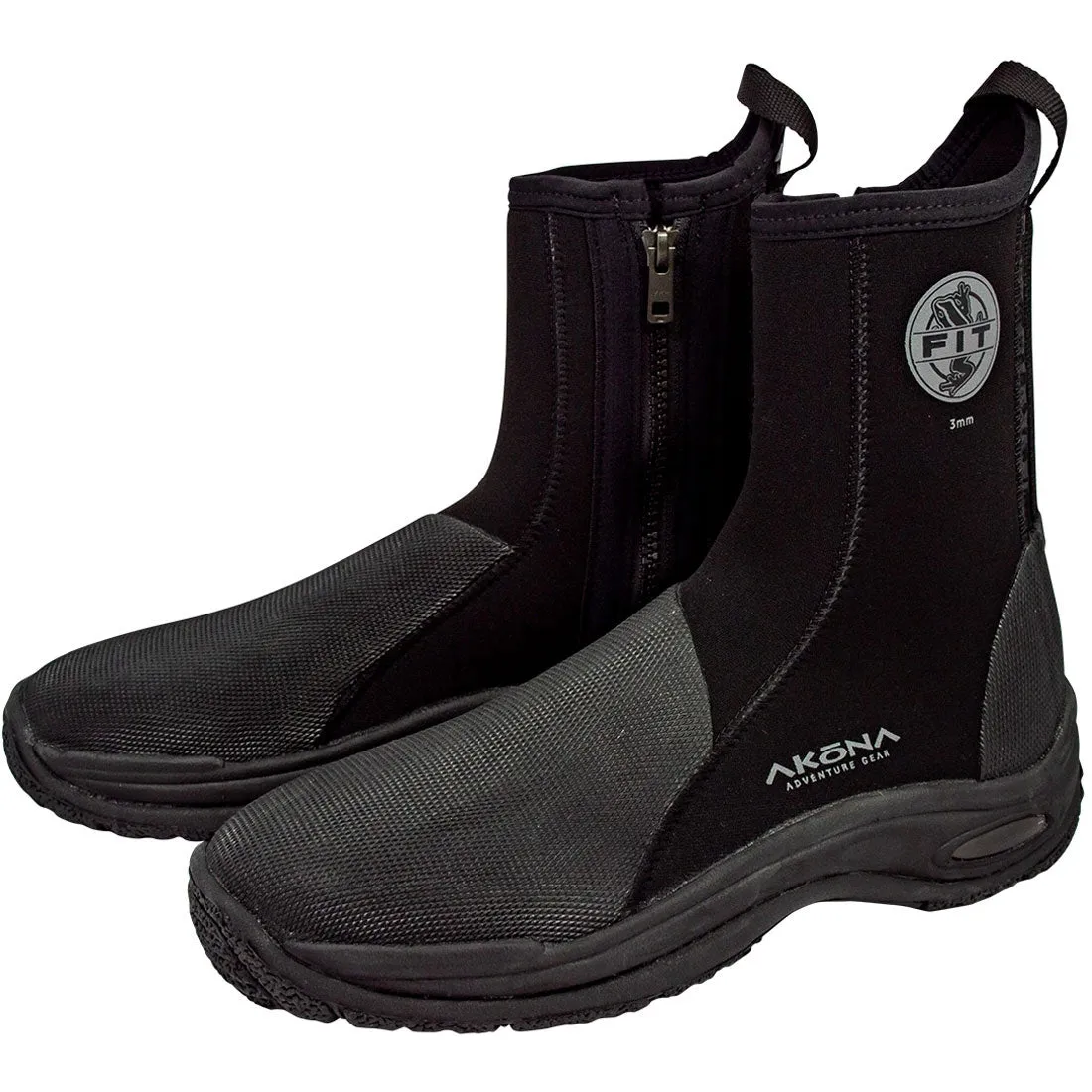 Akona 6mm Fit Molded Sole Hard Scuba Diving Boot High Cut