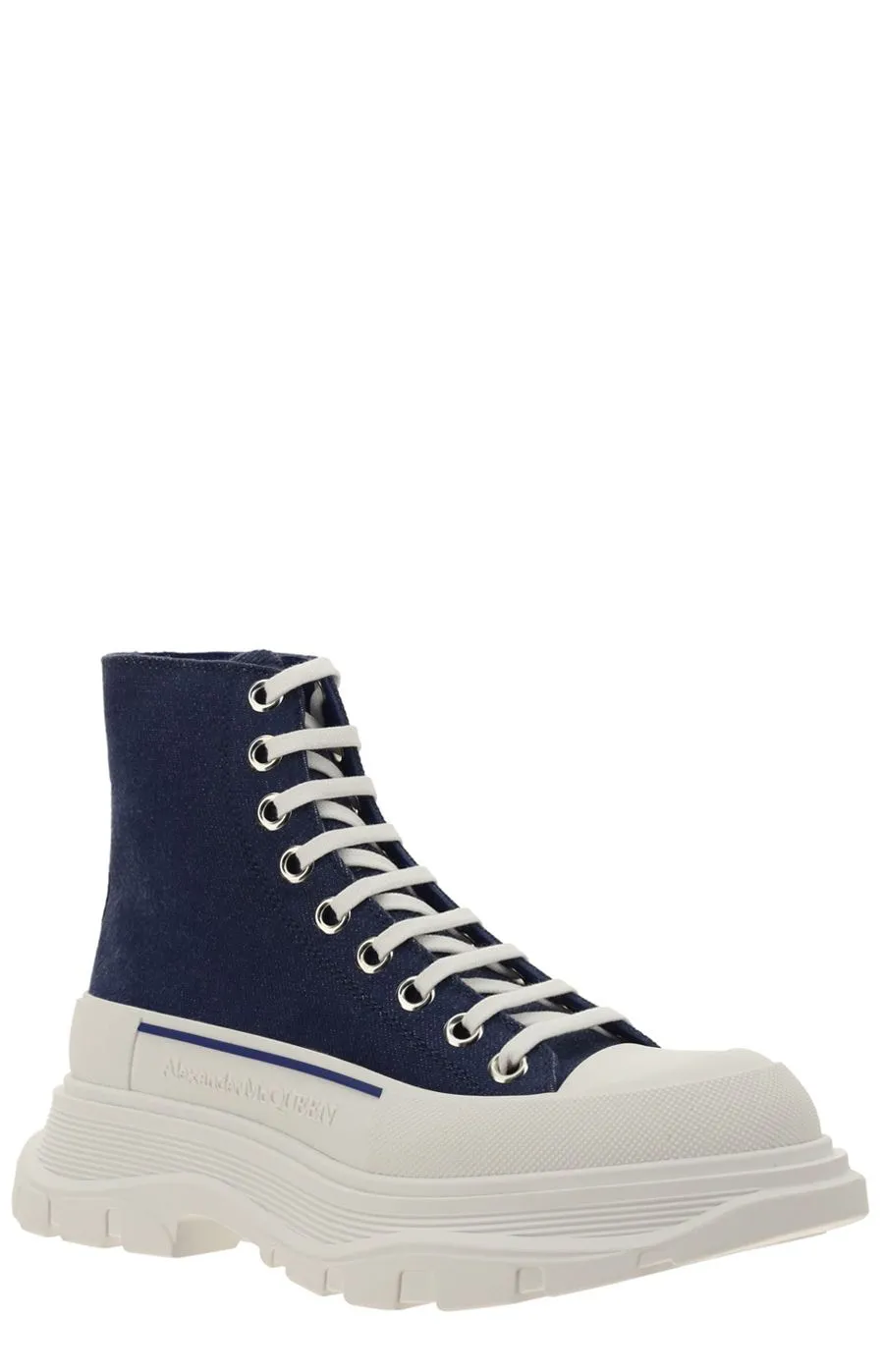 Alexander McQueen Tread Slick Lace-Up Sneaker Boots