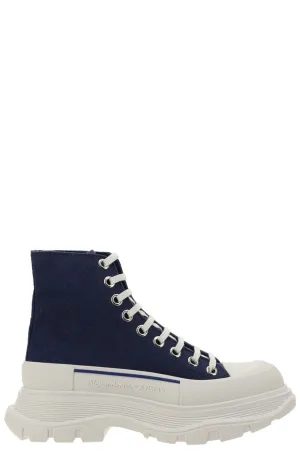 Alexander McQueen Tread Slick Lace-Up Sneaker Boots