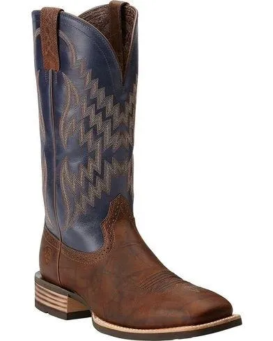 Ariat Men's Bar Top Brown Tycoon Western Boots 10014053