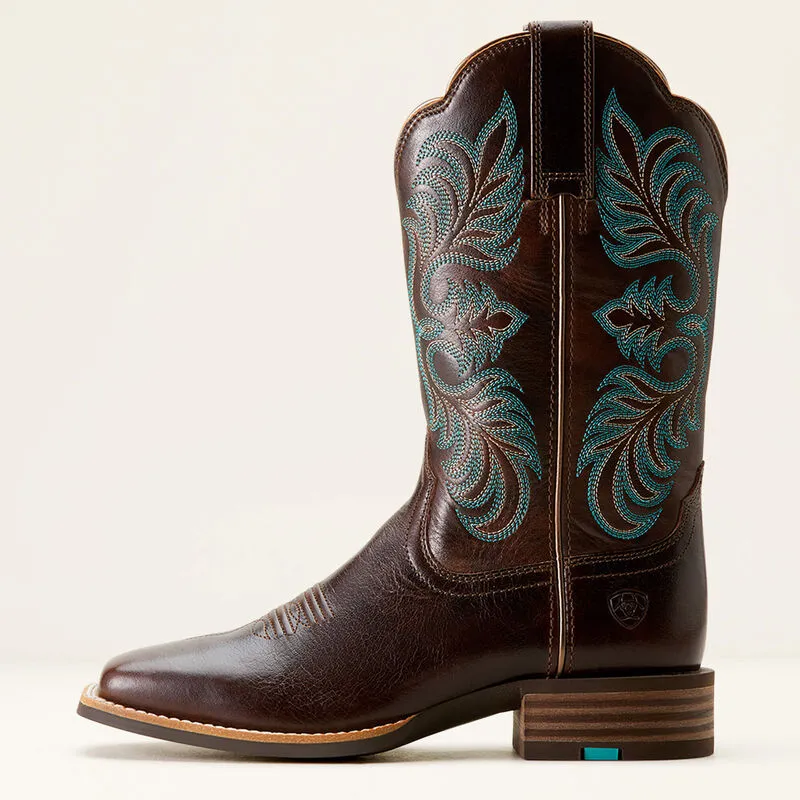 Ariat Women's Gillette Western Boot in Arizona Brown/ Marble Brown