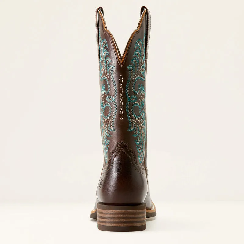 Ariat Women's Gillette Western Boot in Arizona Brown/ Marble Brown