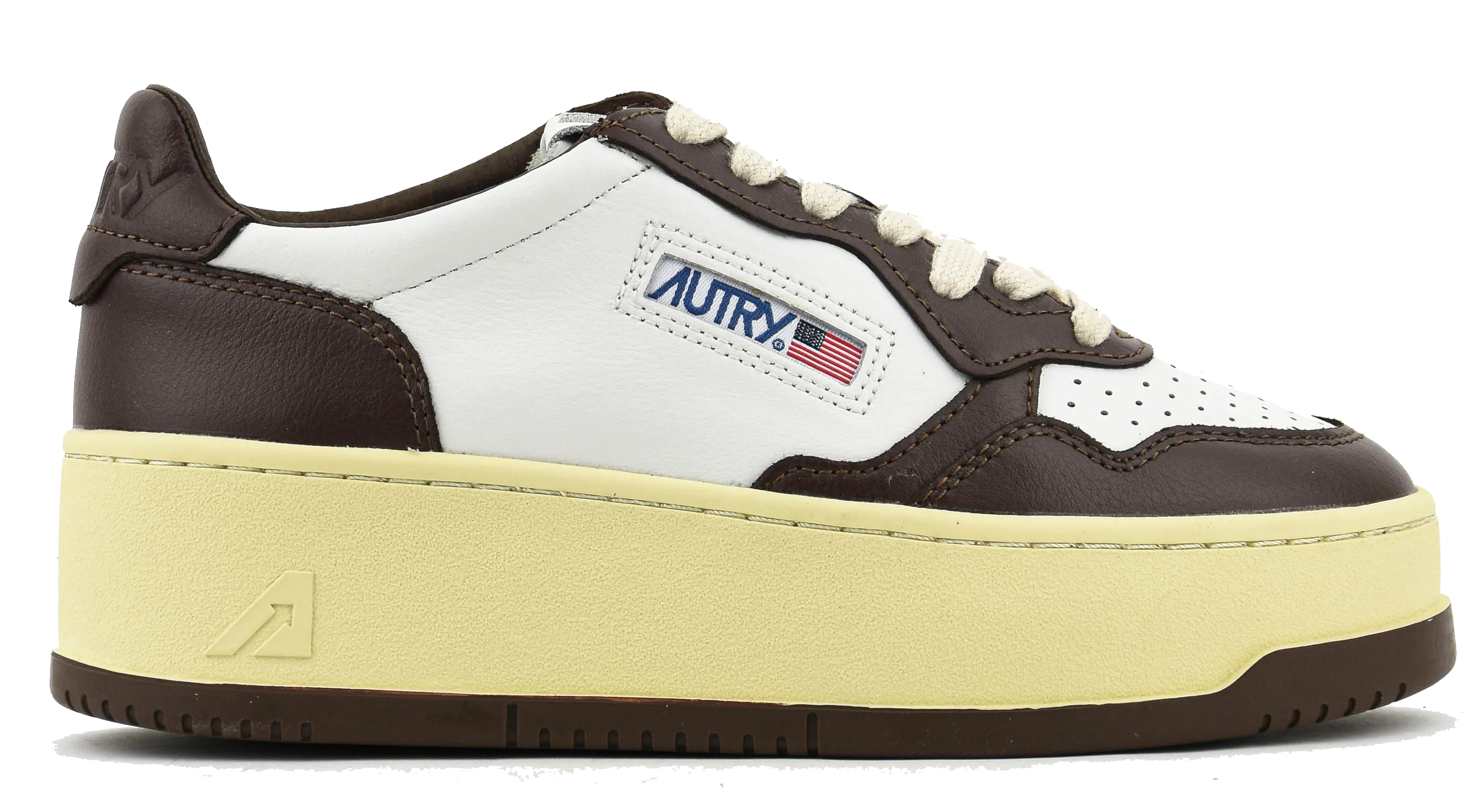 AUTRY MEDALIST PLATFORM SNEAKER CHESNUT