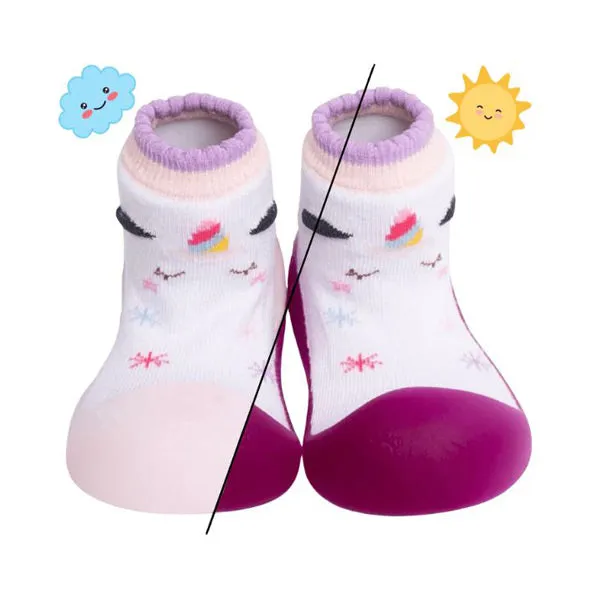 BigToes First Walker Shoes - Chameleon - Unicorn Pink