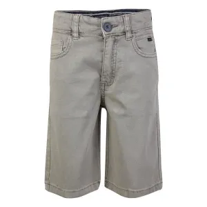 BOYS PLAIN FIVE POCKET SHORTS - GREY