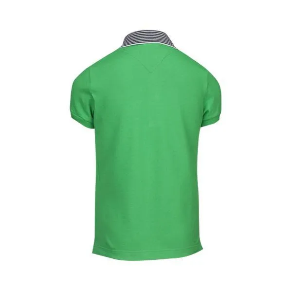 BOYS SHORT SLEEVE EMBROIDERED POLO - GREEN