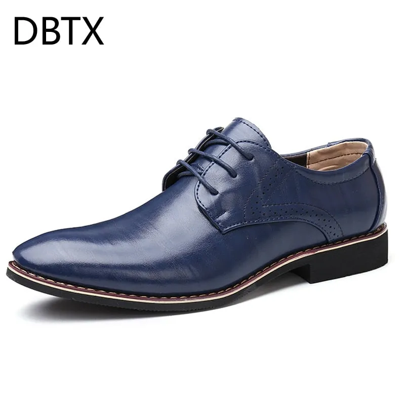 British Black Blue Shoes handmade For Mens