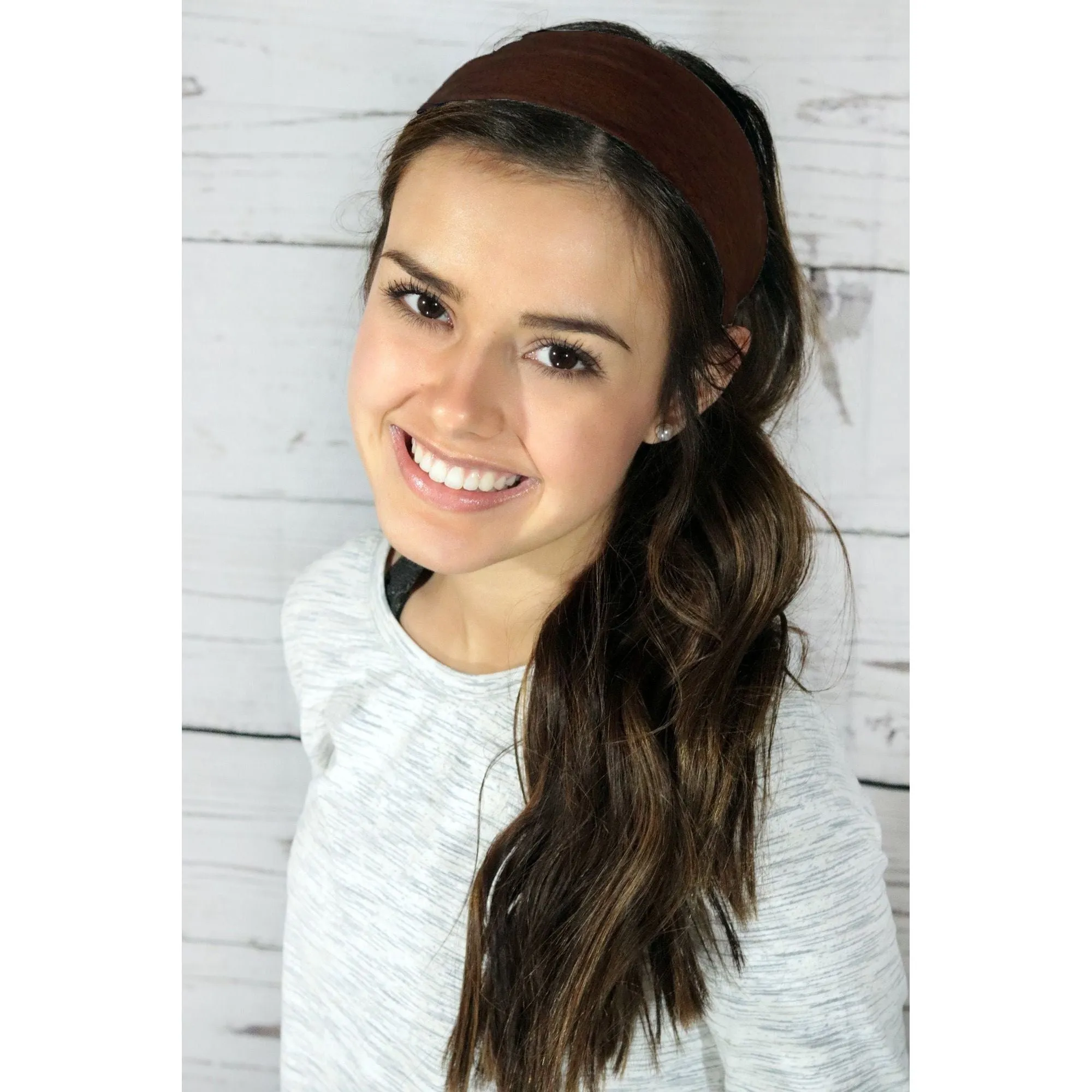 Brown Cotton Headband