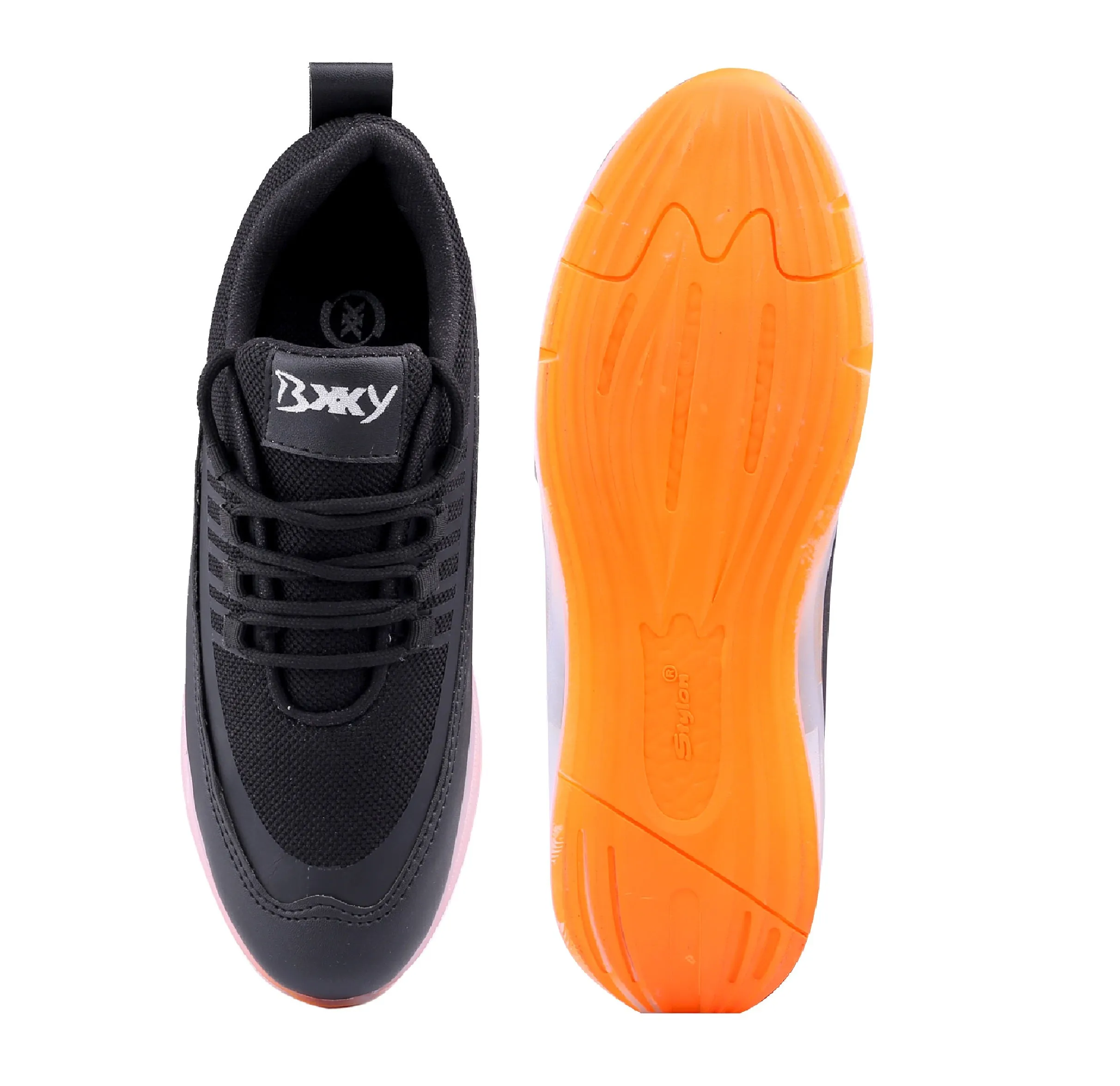 Bxxy Men's 3 Inch Hidden Height Increasing Casual Sports Lace-Up Shoes with Airmix Sole