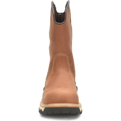 Carolina Men's Earthmover 10" WP Comp Toe Wedge Work Boot -Brown- CA7833