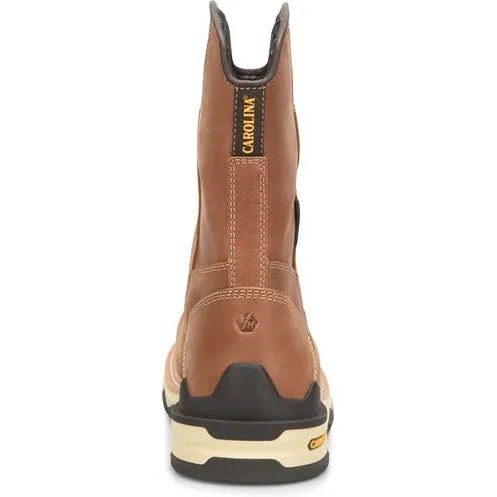 Carolina Men's Earthmover 10" WP Comp Toe Wedge Work Boot -Brown- CA7833