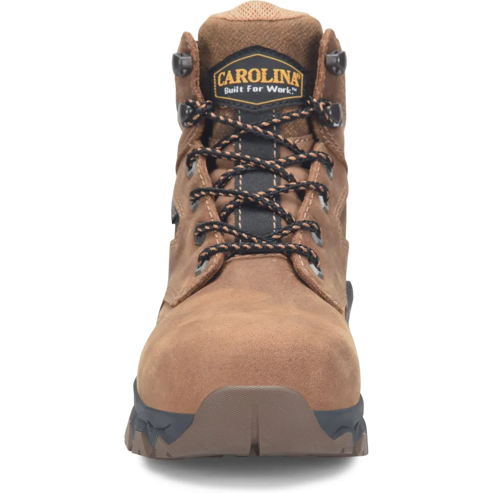 Carolina Women's Sage 6" Comp Toe WP Slip Resist Work Boot -Brown- CA5679