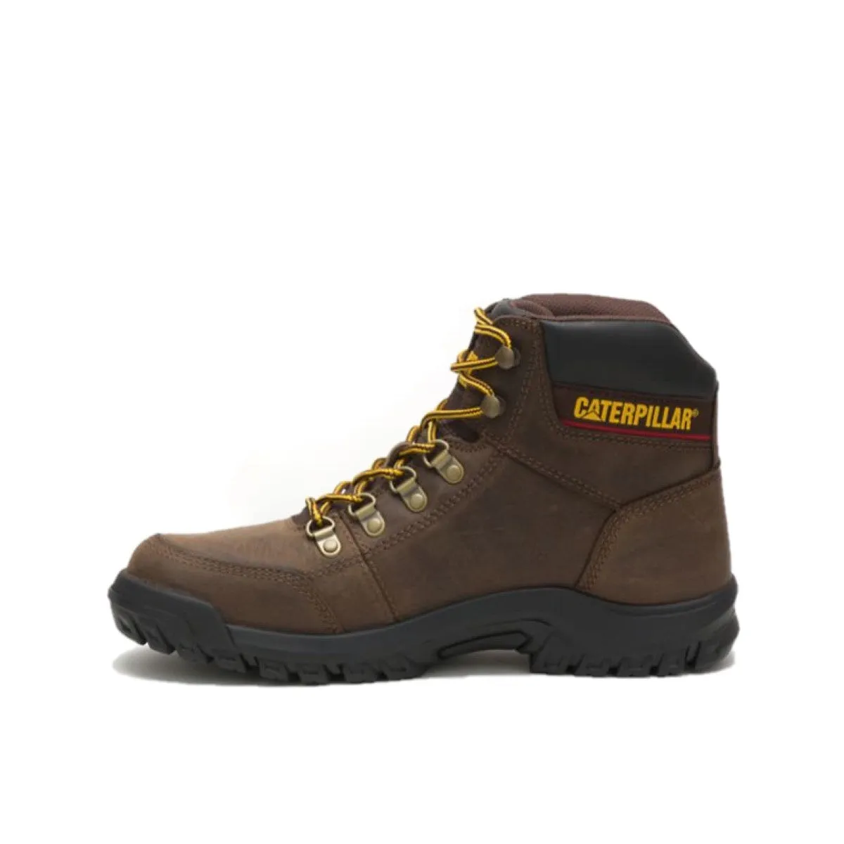 CATERPILLAR P74087-W OUTLINE MN'S (Wide) Brown Leather Work Boots