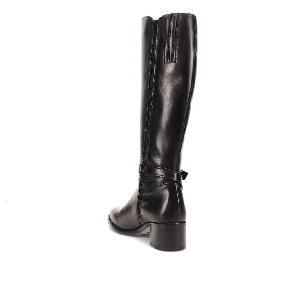 Charlotta Leather Long Boots - CHARLOTTA / 326 139