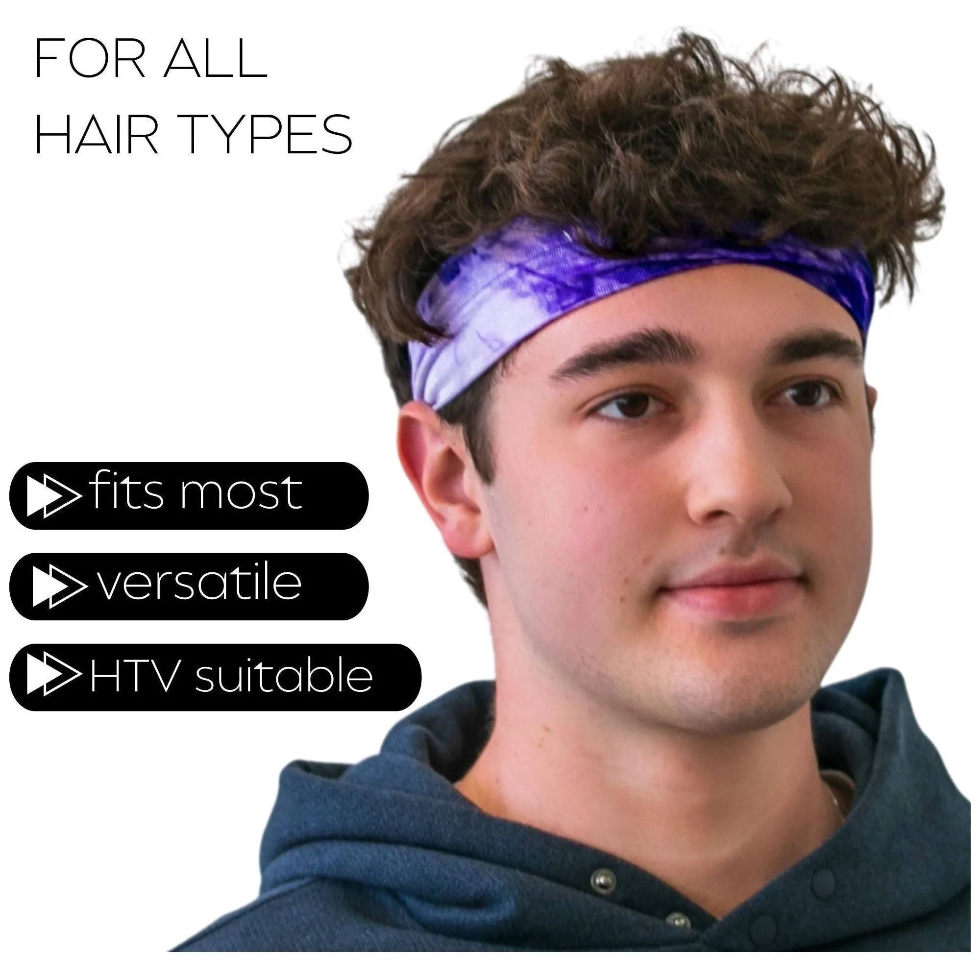 Cheetah Cotton Headbands - 4 Pack