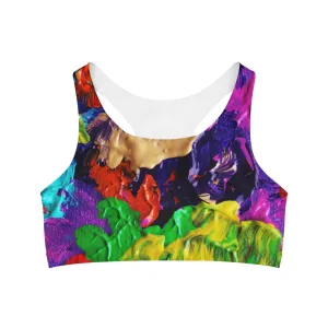 Color Paintings - Inovax Seamless Sports Bra