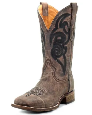 Corral Men's Embroidered Square Toe Cowboy Boot - A3303