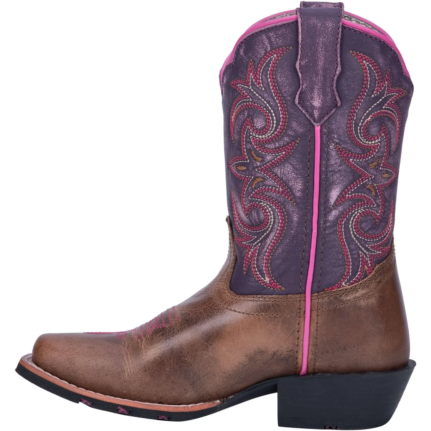 DAN POST KID'S MAJESTY LEATHER YOUTH WESTERN BOOT (3.5-6.5) - DPC3947