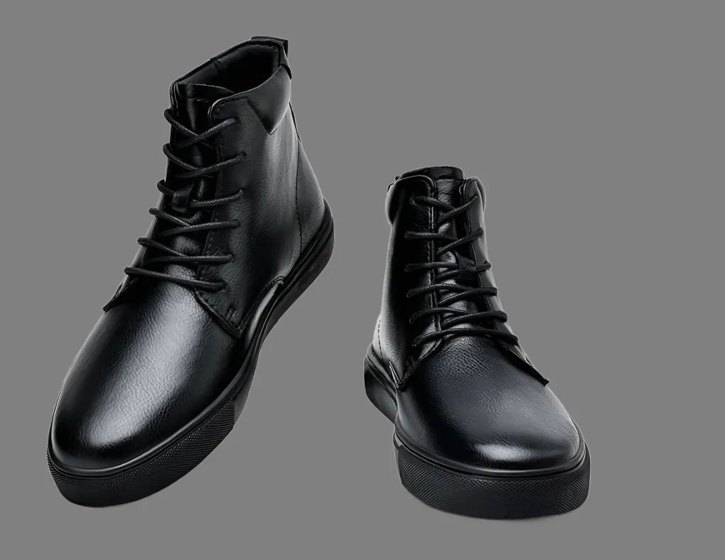 DAPPER STREET SUPPLY CO. - Mogaciillo Martins Leather High-top Casual Sneaker Boots