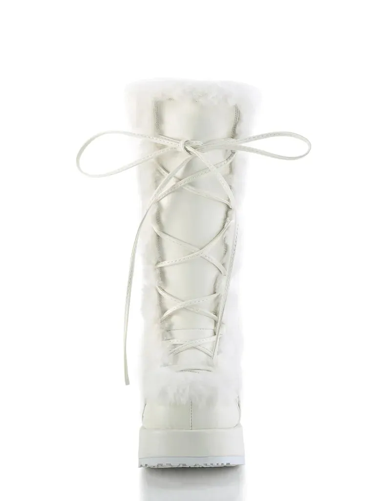 DEMONIA CUBBY 311 BOOTS- WHITE