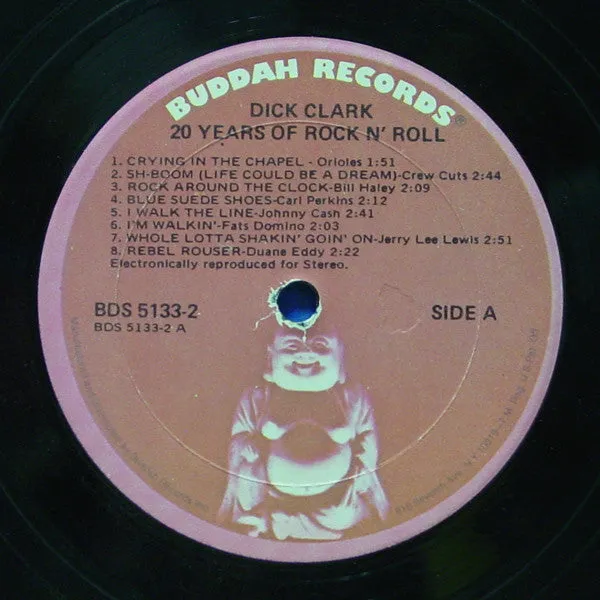 Dick Clark (2) - 20 Years Of Rock N' Roll (2xLP, Comp, Col) (M)