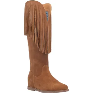 Dingo Womens Hassie Camel Leather Fashion Boots