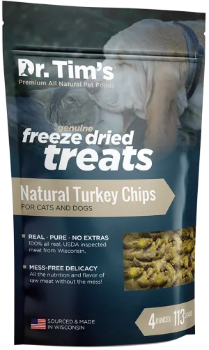 Dr. Tim's Natural Turkey Chips for Cats & Dogs