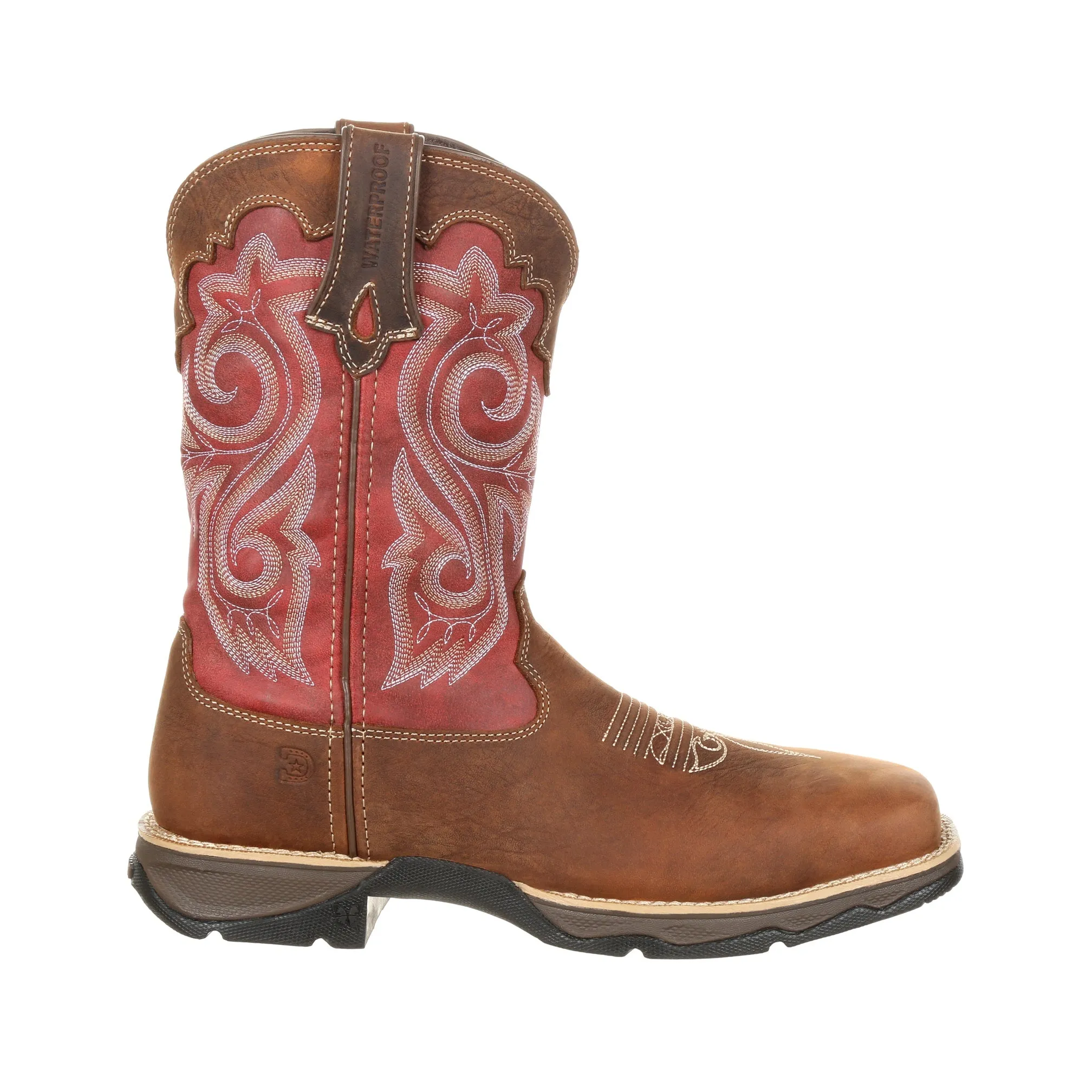 Durango Rebel Women's Leather Waterproof Composite Square Toe Work Boot DRD0220