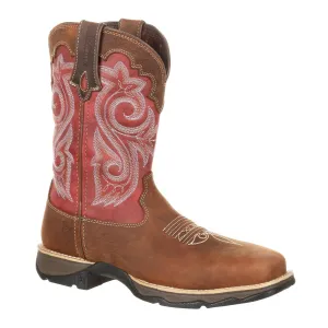 Durango Rebel Women's Leather Waterproof Composite Square Toe Work Boot DRD0220