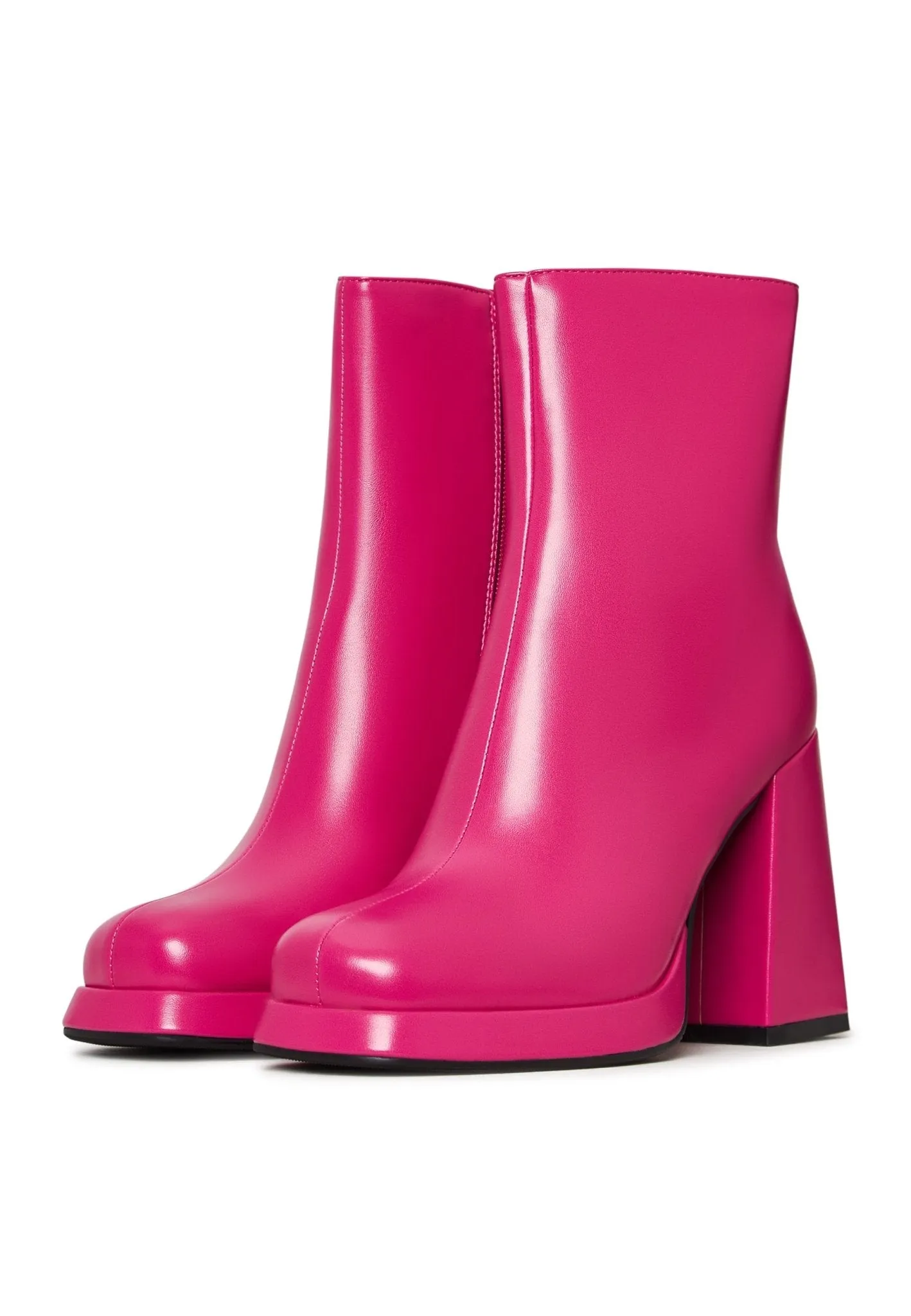 Elegant Comfort Ankle Boots - Pink