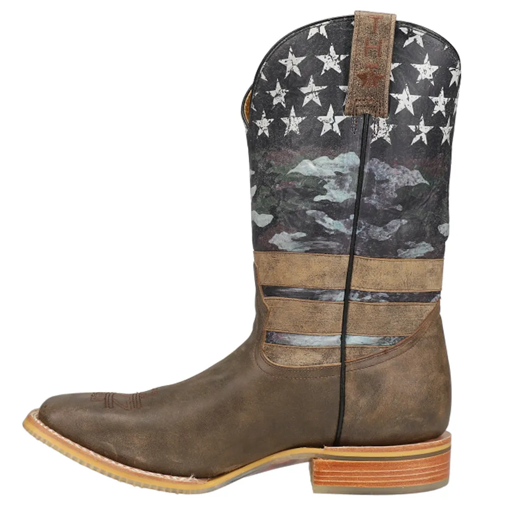 Freedom Patriotic Square Toe Cowboy Boots