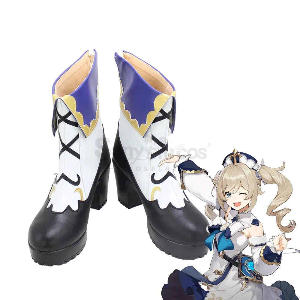 Game Genshin Impact Barbara Shining Idol Deaconess Cosplay props shoes