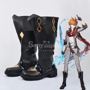 Game Genshin Impact Cosplay Tartaglia Cosplay Shoes