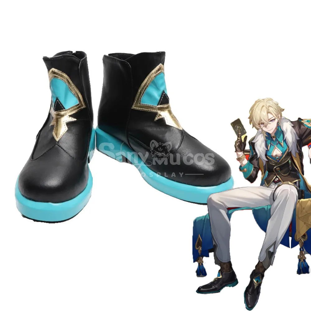 Game Honkai: Star Rail Cosplay Aventurine Cosplay Shoes