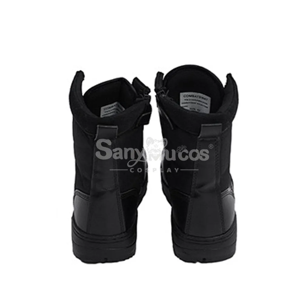 Game The Legend of Zelda Link Black Shoes Cosplay Boots