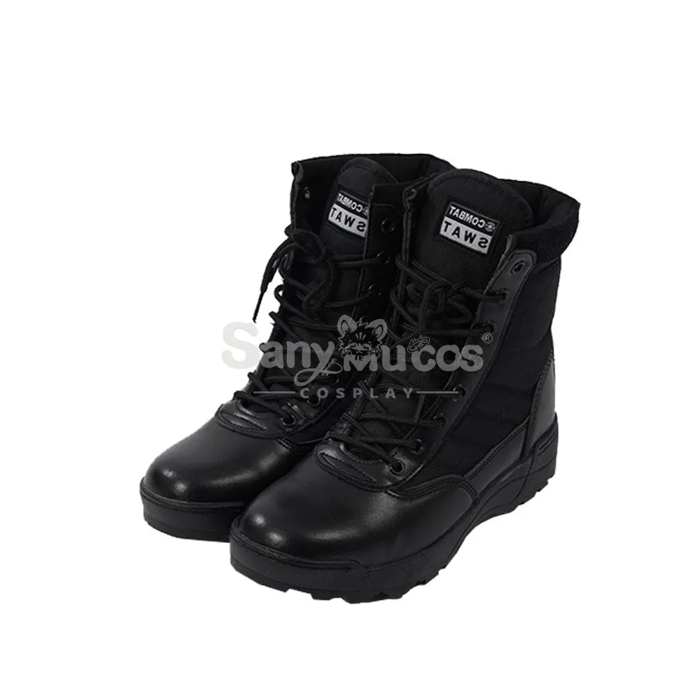 Game The Legend of Zelda Link Black Shoes Cosplay Boots