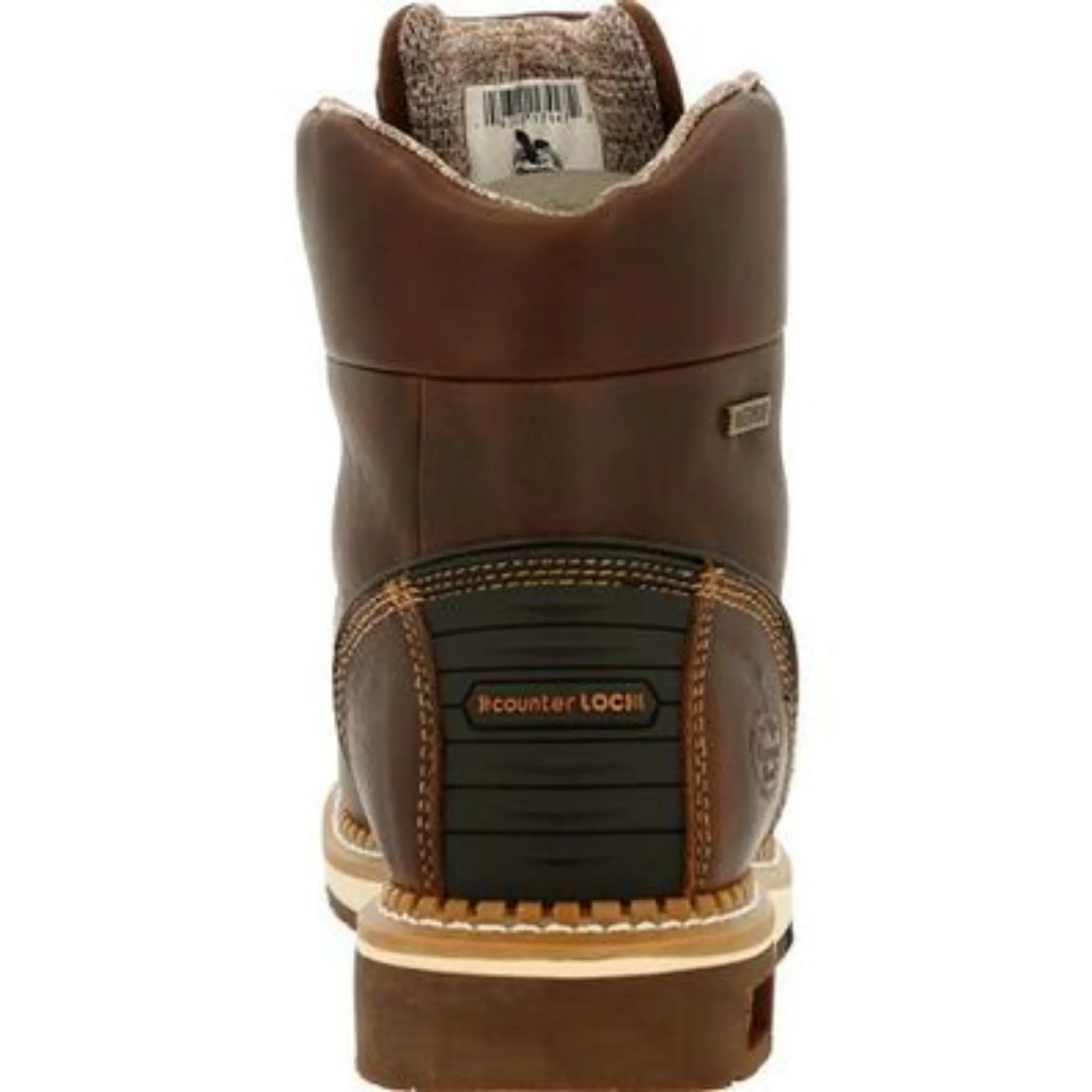 GEORGIA MEN'S BROWN 6 INCH WATERPROOF MOC-TOE WORK BOOT - GB00429