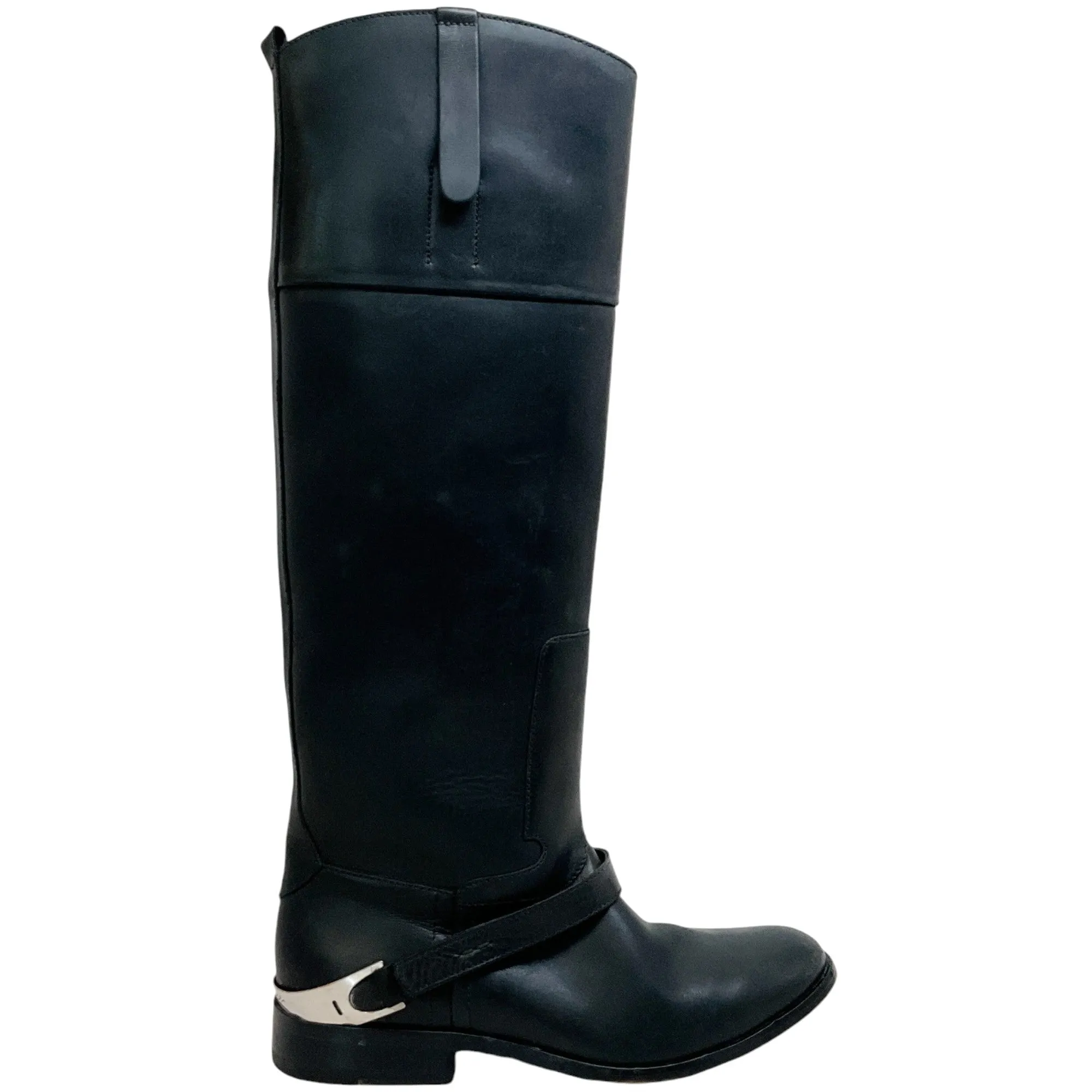 Golden Goose Deluxe Brand Black Leather Charlie Boots