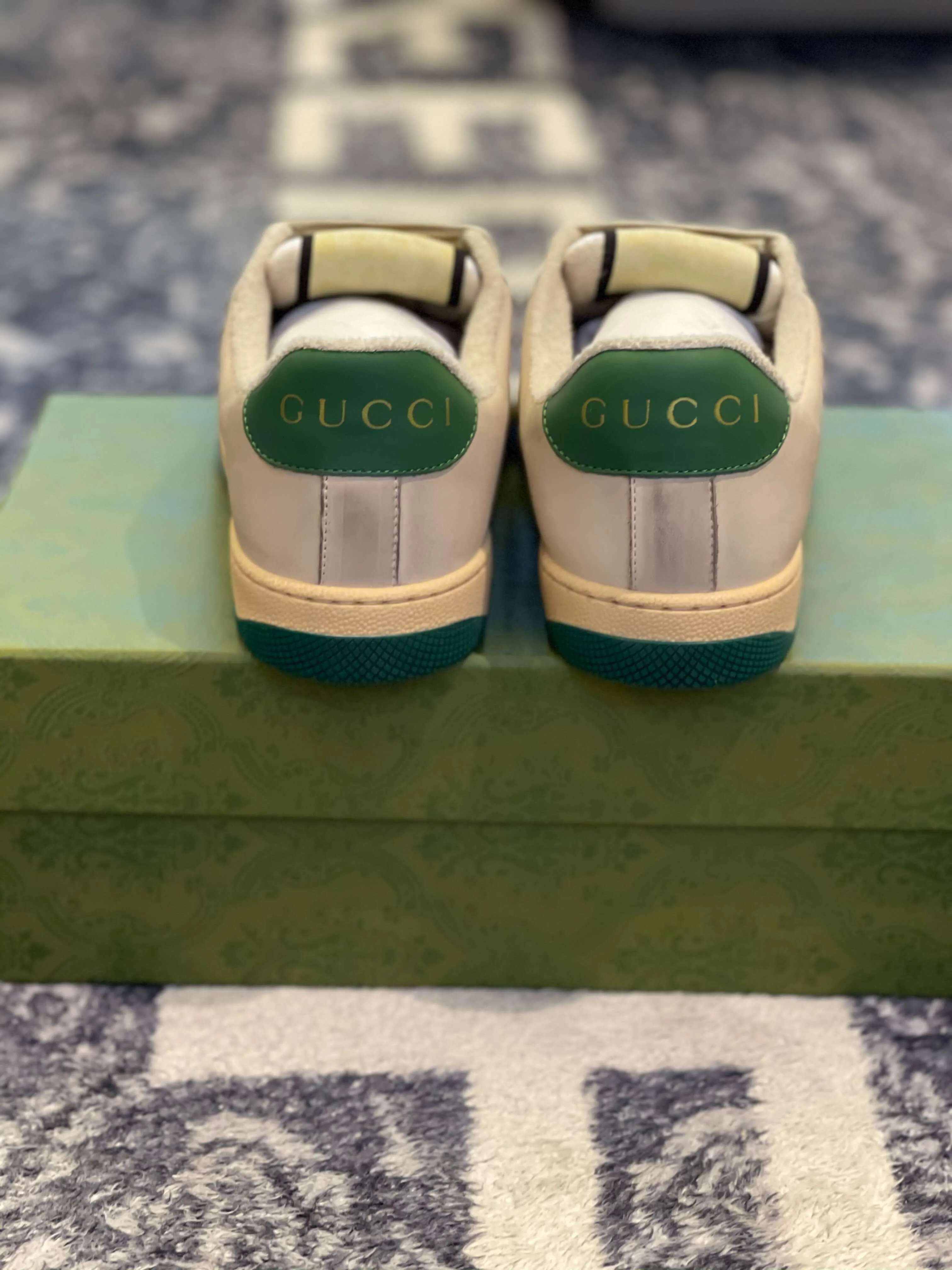 Gucci ‘Screener Trainer’ platform Beige Sneakers