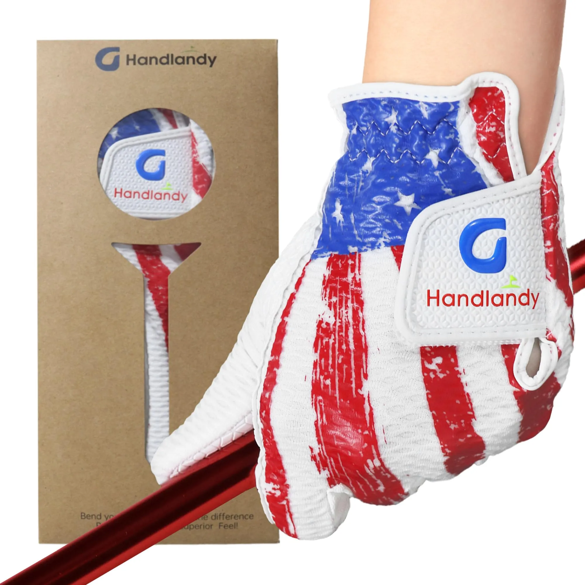 HANDLANDY Golf Gloves for Kids Boys and Girls, 1-Pack Both Left Hand, Breathable Comfort Gloves Gift for Youth Toddler Junior S799L*1