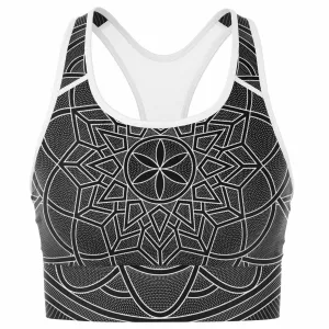 hEDRON Mesh Padded Sports Bra -BROCK SPRINGSTEAD