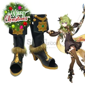 【In Stock】Game Genshin Impact Cosplay Collei Cosplay Shoes