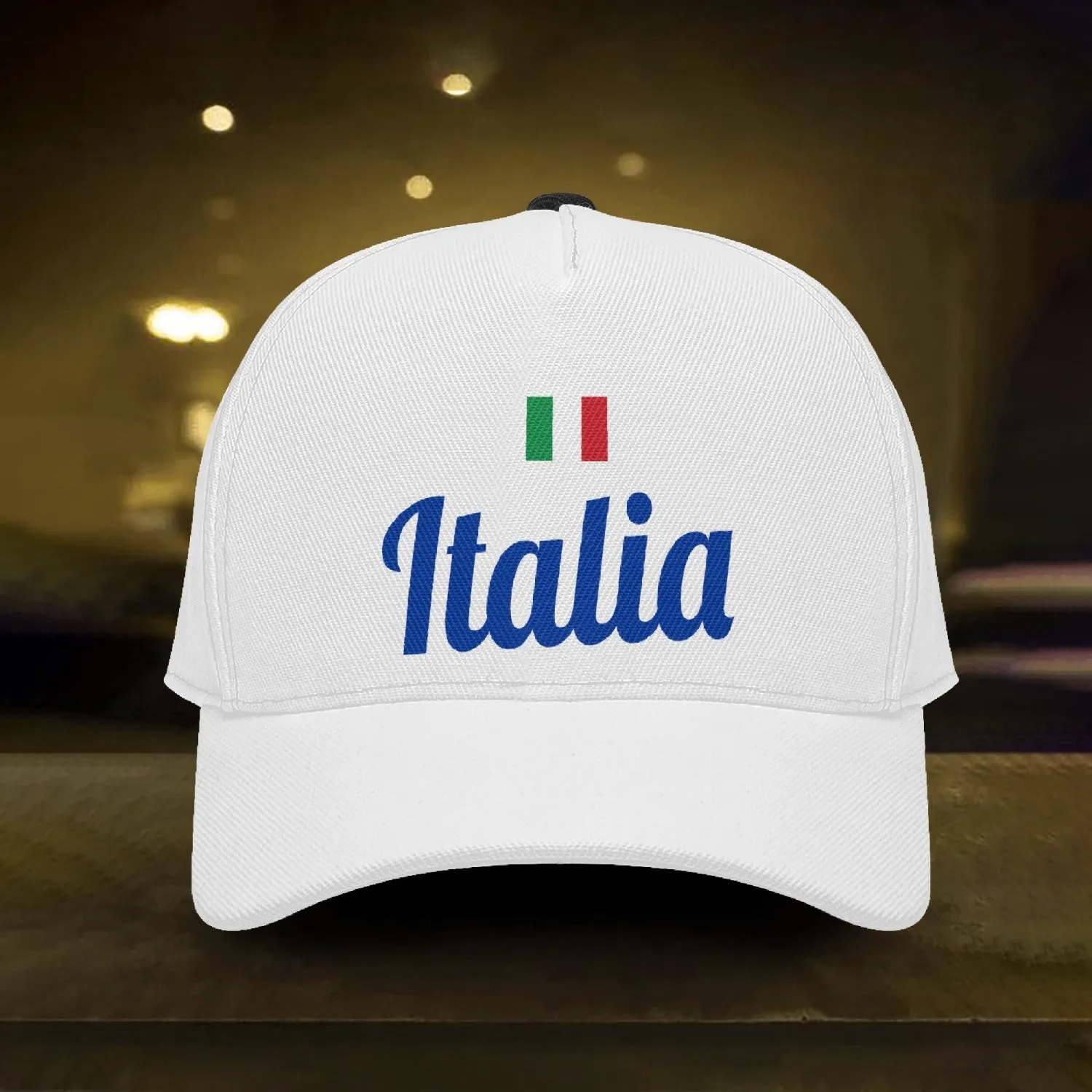 Italy - Baseball Cap White