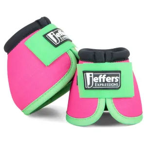 Jeffers Protective Neon Bell Boots for Horses